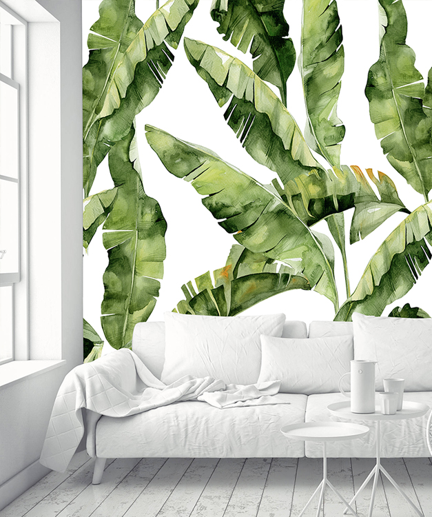 Banana Leaf Mural Botanical Wallpaper Collection