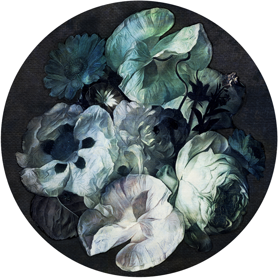 Fleur rug - 143 cm diameter - kopie