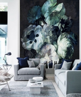 Wallpaper Fleur blue