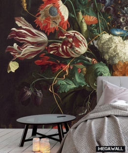Vaso con fiori - Carta da parati