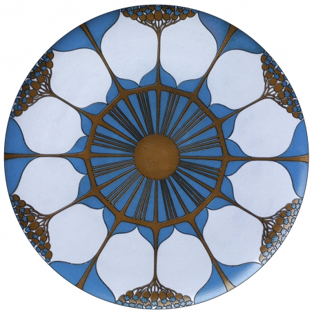 Behangcirkel Icon (blue)