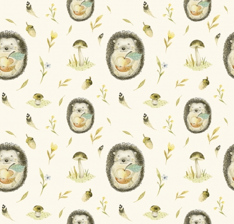 Dear Hedgehog  - Mural Yellow