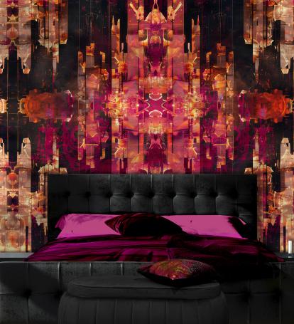 Wallpaper Crystal pink