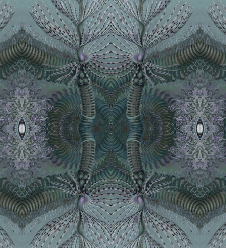 Wallpaper Dreamscape green