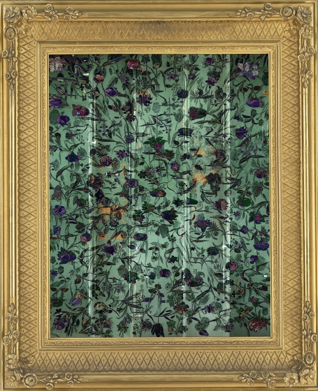 Wallpaper Summer Joy Green-Framed
