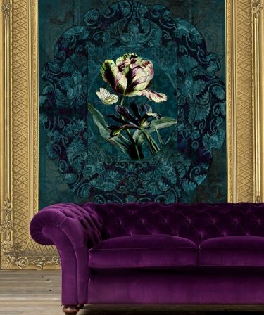 Wallpaper Jardin #160926 Framed