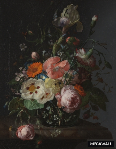 Still life with flowers 4 - Wallcover