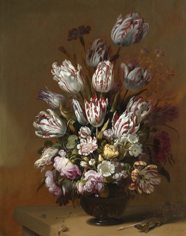 Still life with flowers 3 - Wallcover