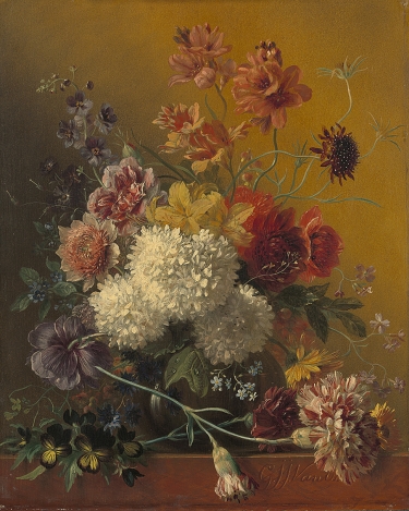 Still life with flowers 2 - Wallcover