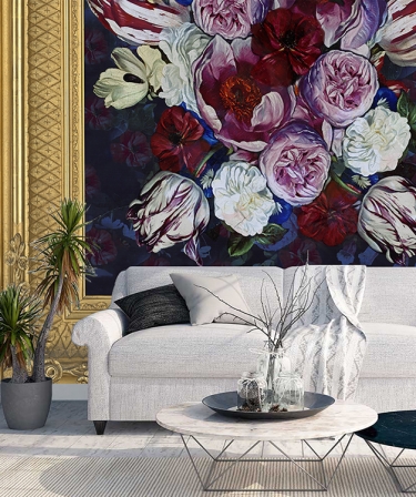 Wallpaper True Colors #160906 Framed