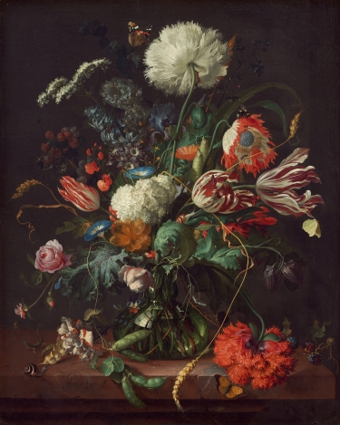 Vase mit blumen - Tapete