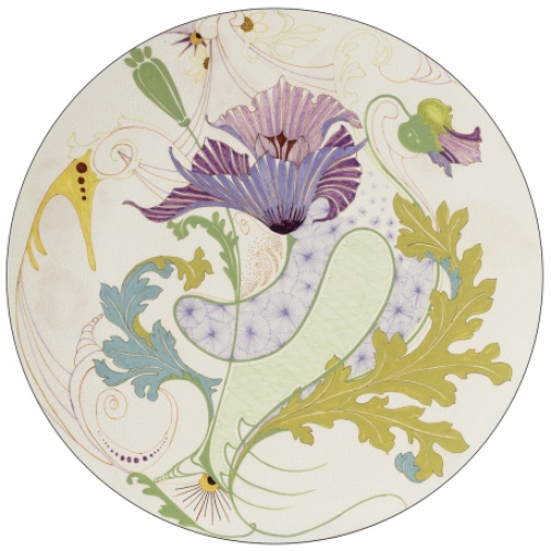 Wallpaper Circle ArtNouveau