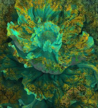 Wallpaper Bliss - turquoise