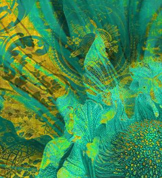 Wallpaper Bliss - turquoise