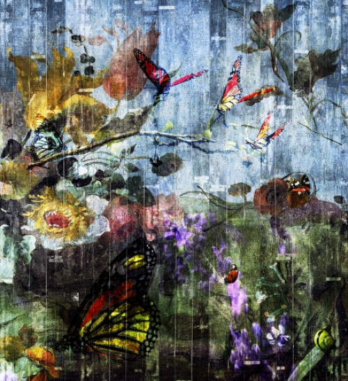 Wallpaper Butterfly Garden