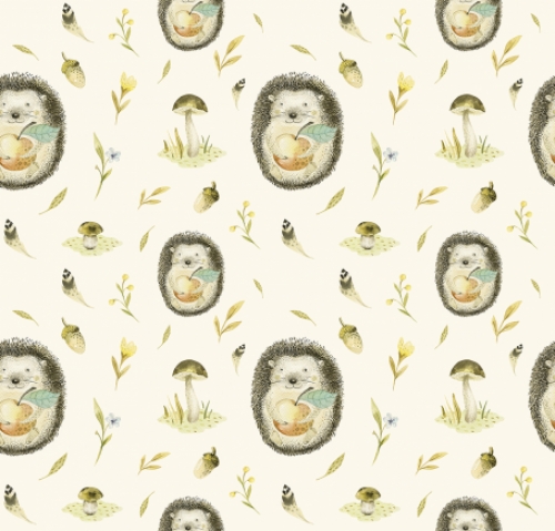 Dear Hedgehog  - Mural Yellow