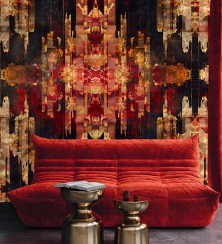 Wallpaper Crystal red