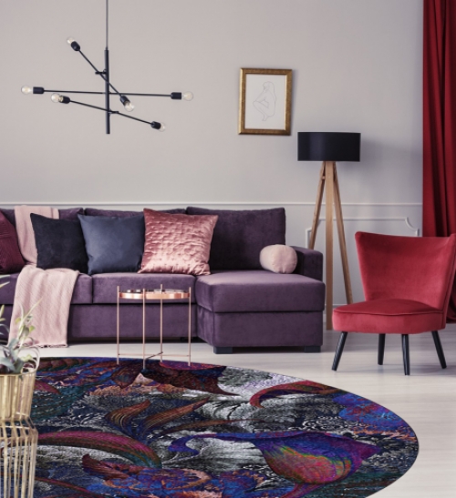 Hidden Treasure - purple-  rug