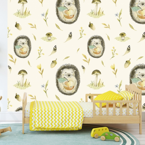 Dear Hedgehog  - Mural Yellow