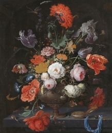 Still life with flowers 8 - Carta da parati - Natura morta con fiori 8