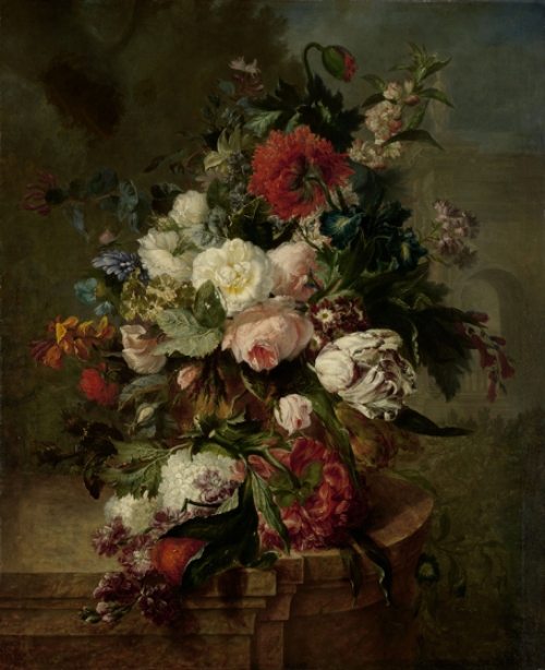 Still life with flowers 9 - Carta da parati - Natura morta con fiori 9