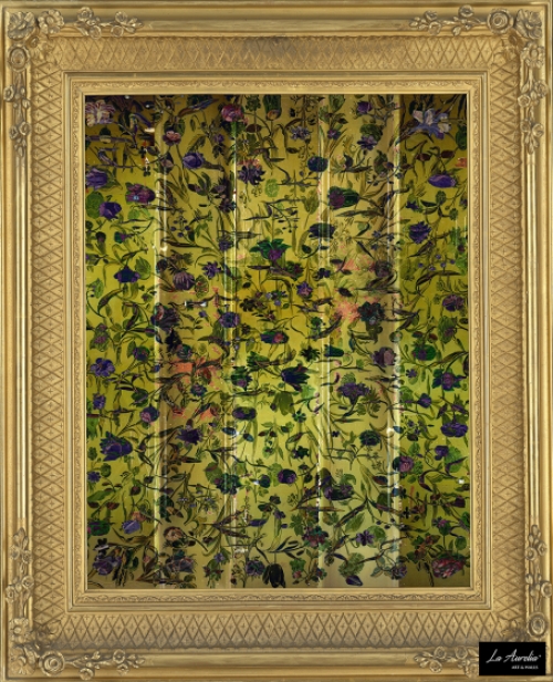 Wallpaper Summer Joy Yellow-Framed