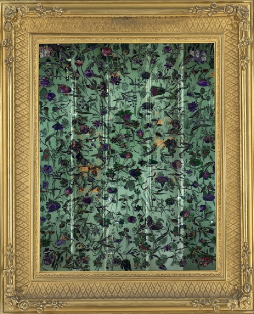 Wallpaper Summer Joy Green-Framed