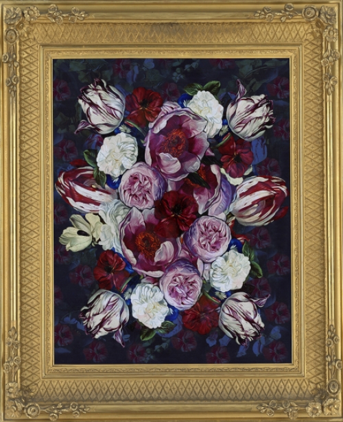 Wallpaper True Colors #160906 Framed