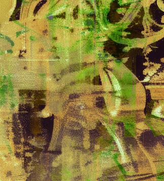 Wallpaper Venetian - green
